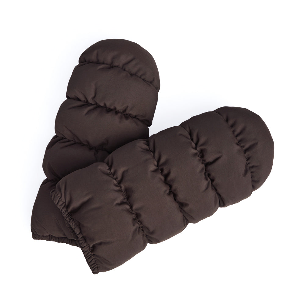 CaiaMBG Puffer Mitten espresso brown