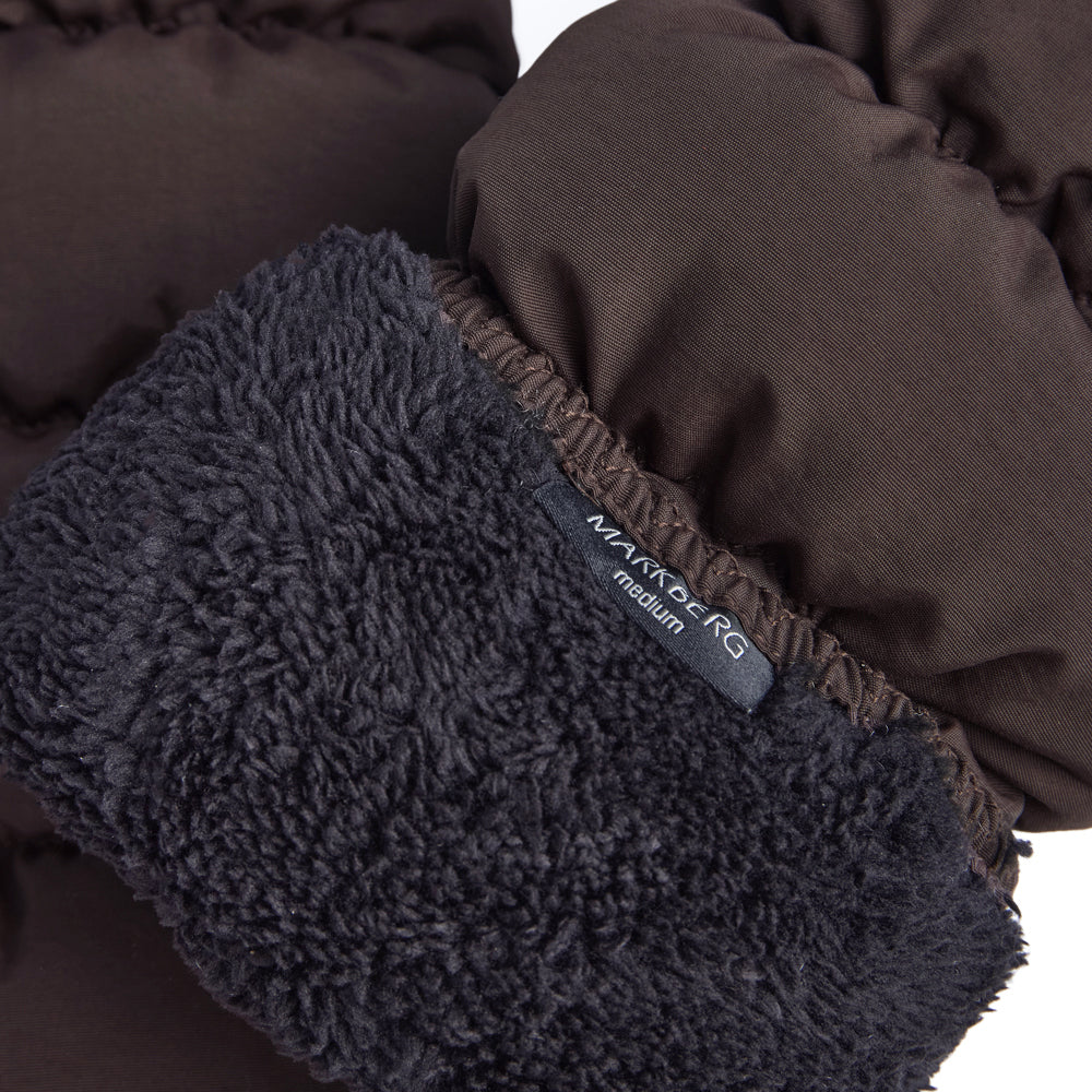 CaiaMBG Puffer Mitten espresso brown