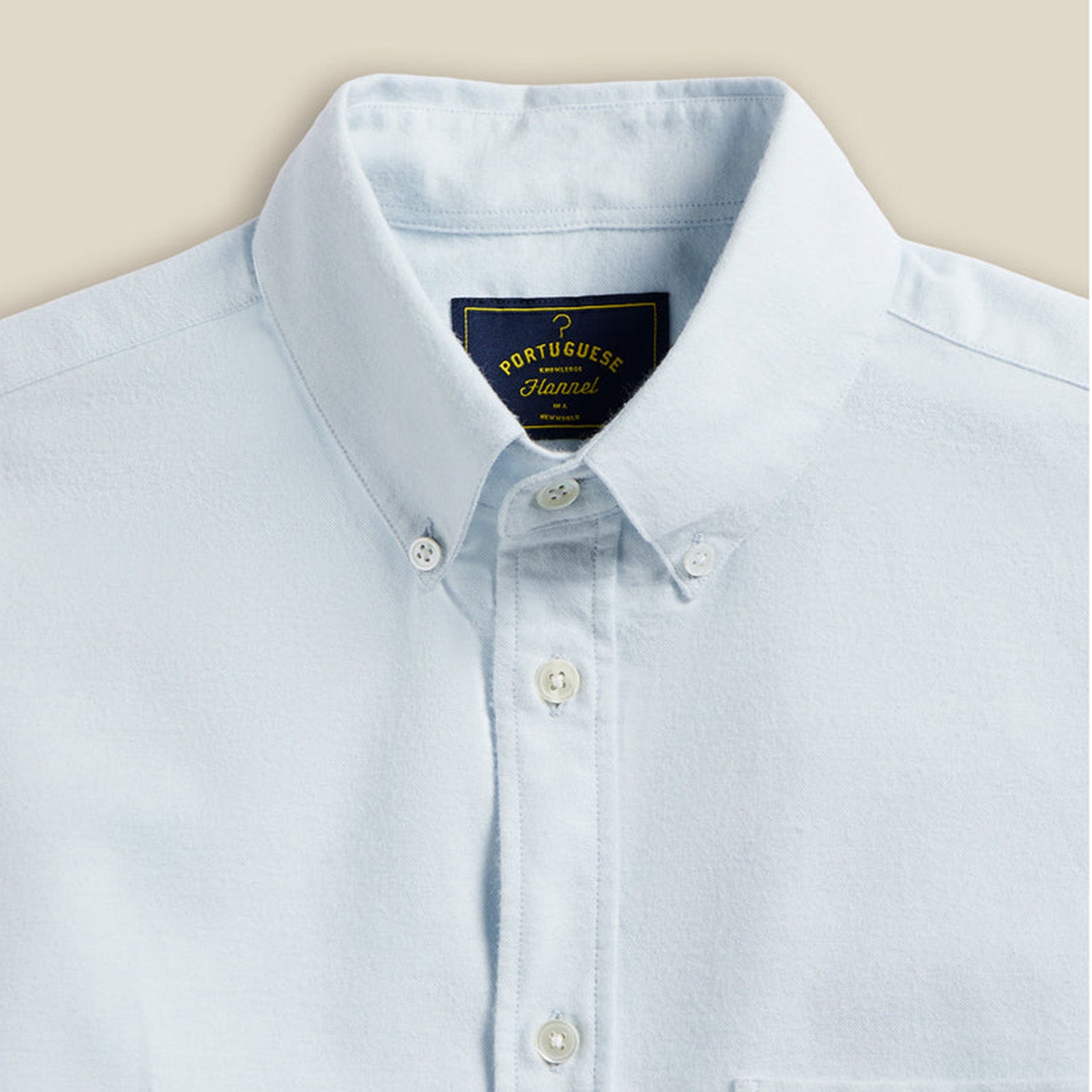 Brushed Oxford Shirt light blue