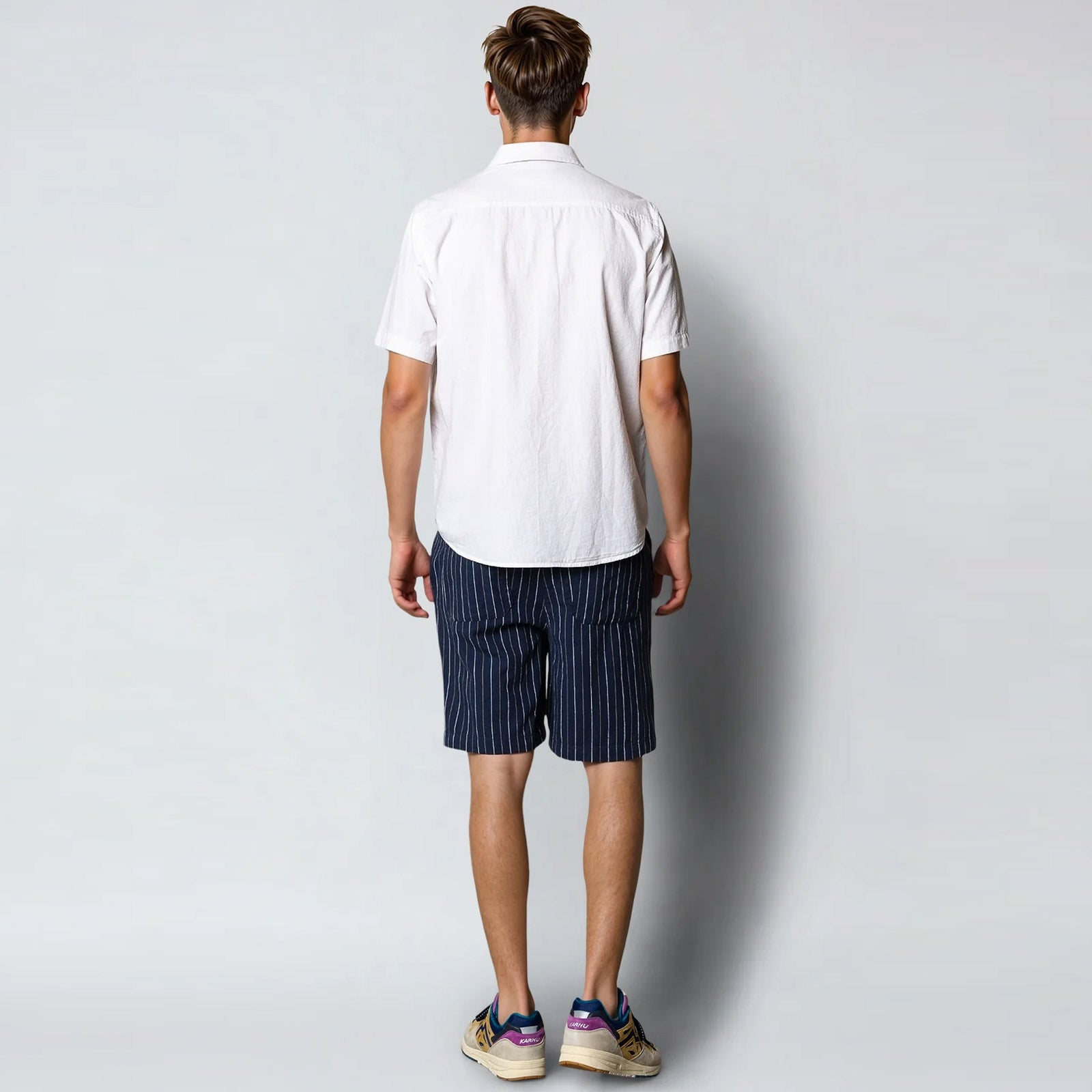 Barcelona Ran Shorts navy stripe