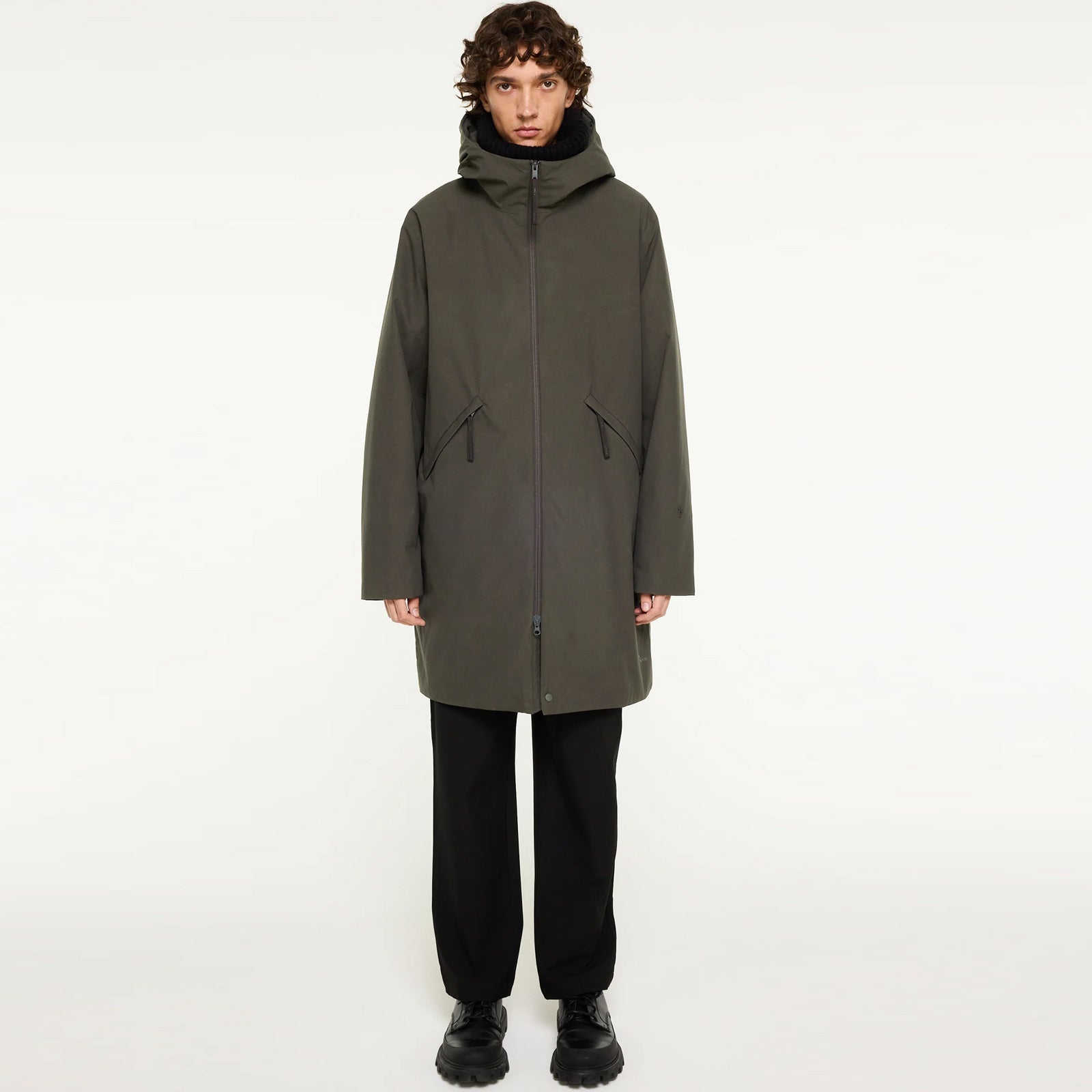 Torgny Light Winter Jacket deep olive Elvine