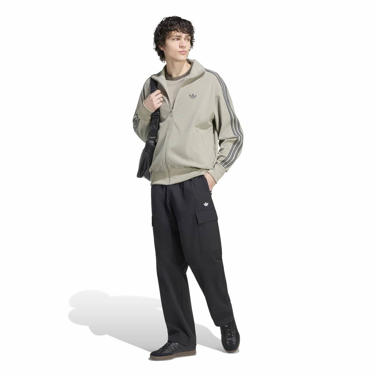 Firebird Tracktop Cord silver pebble
