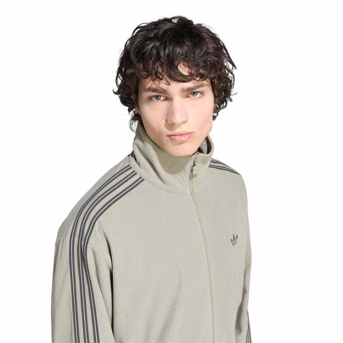 Firebird Tracktop Cord silver pebble