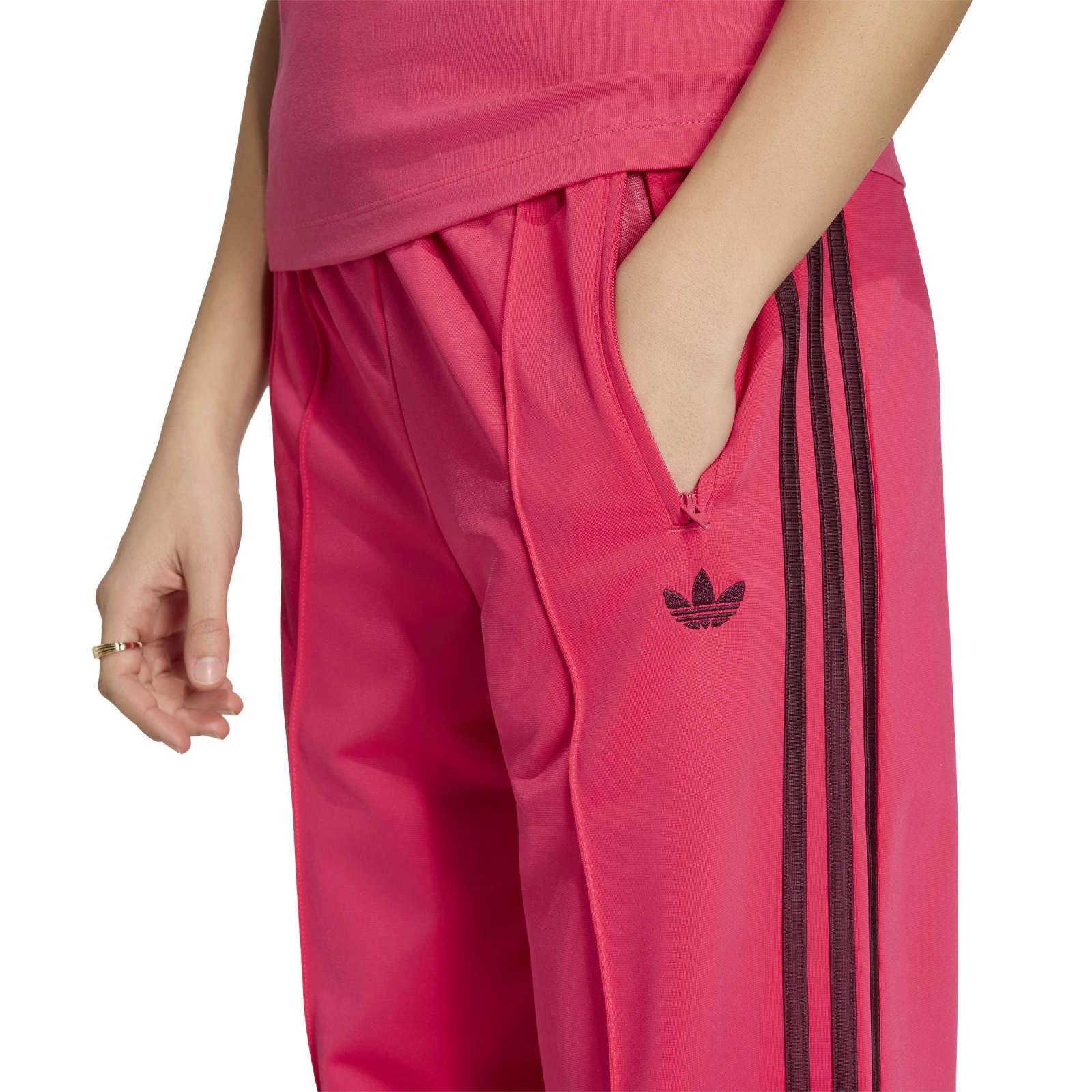 FB Loose Trackpant power pink/maroon