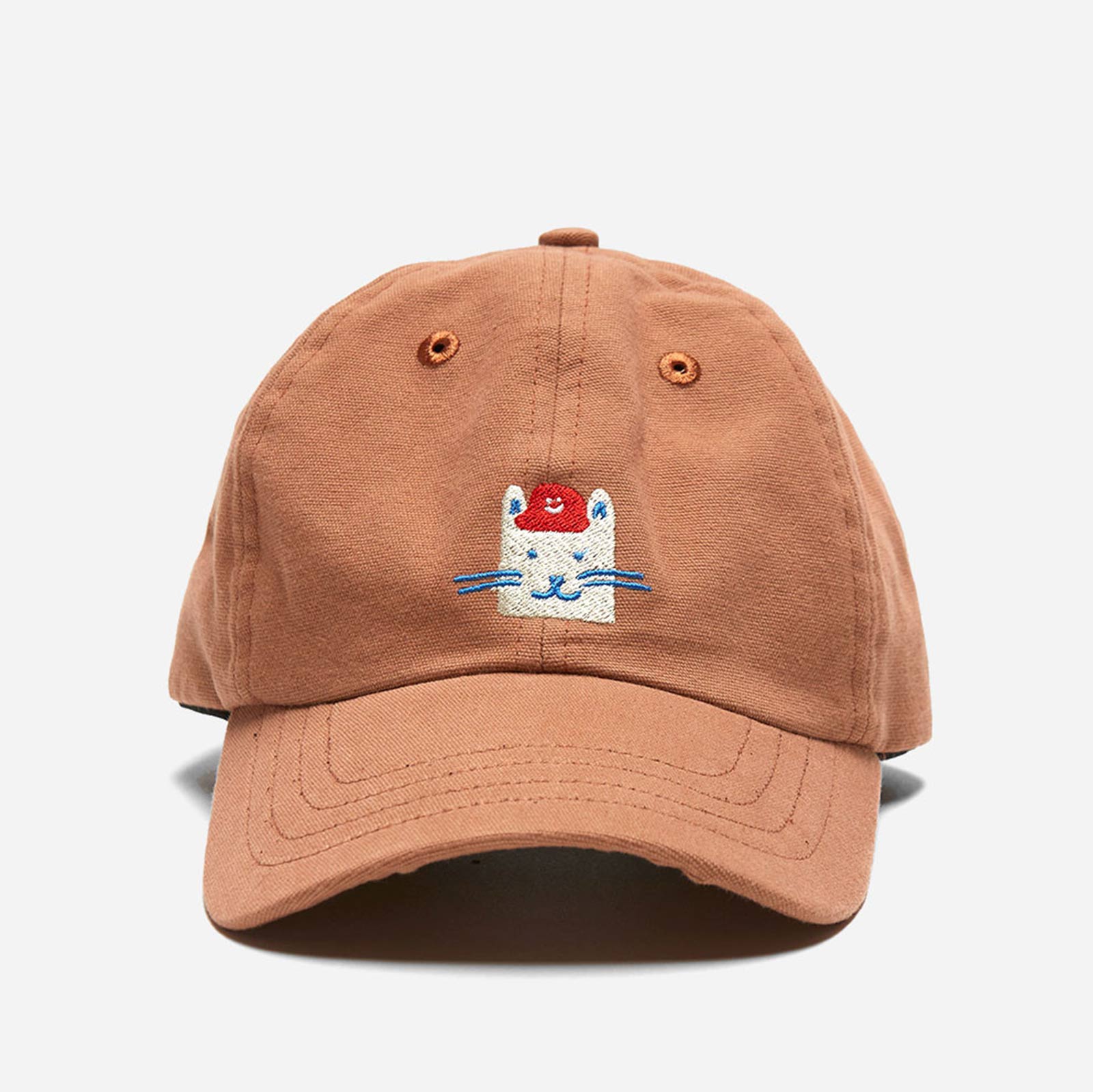 Wisker Six Pannel Cap terrakotta