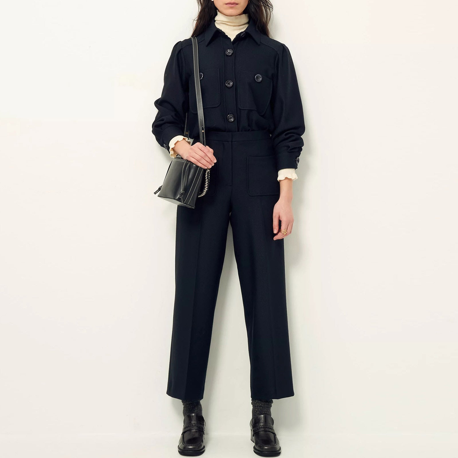 Alberwool Trousers black
