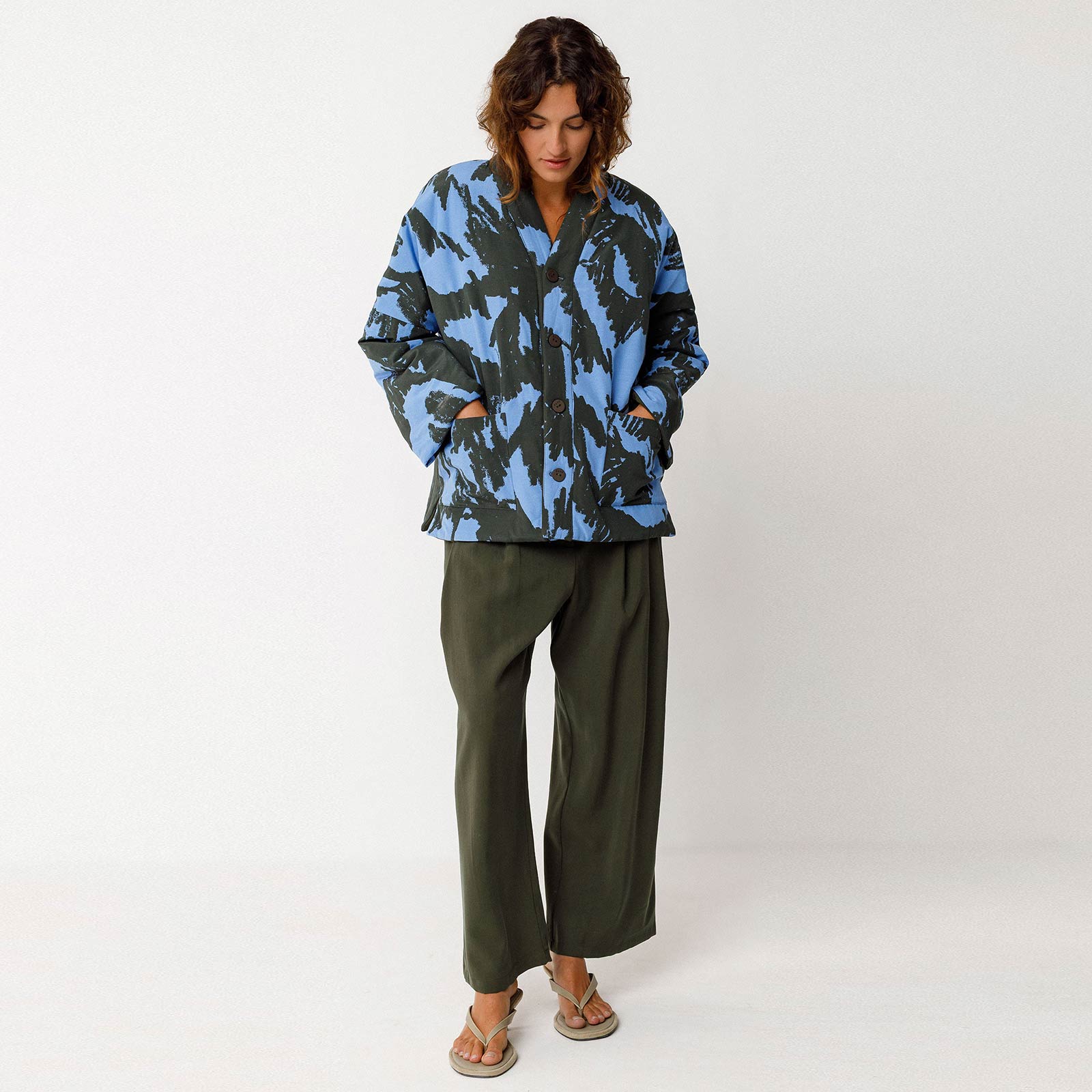 Alana Jacket bottle green SKFK