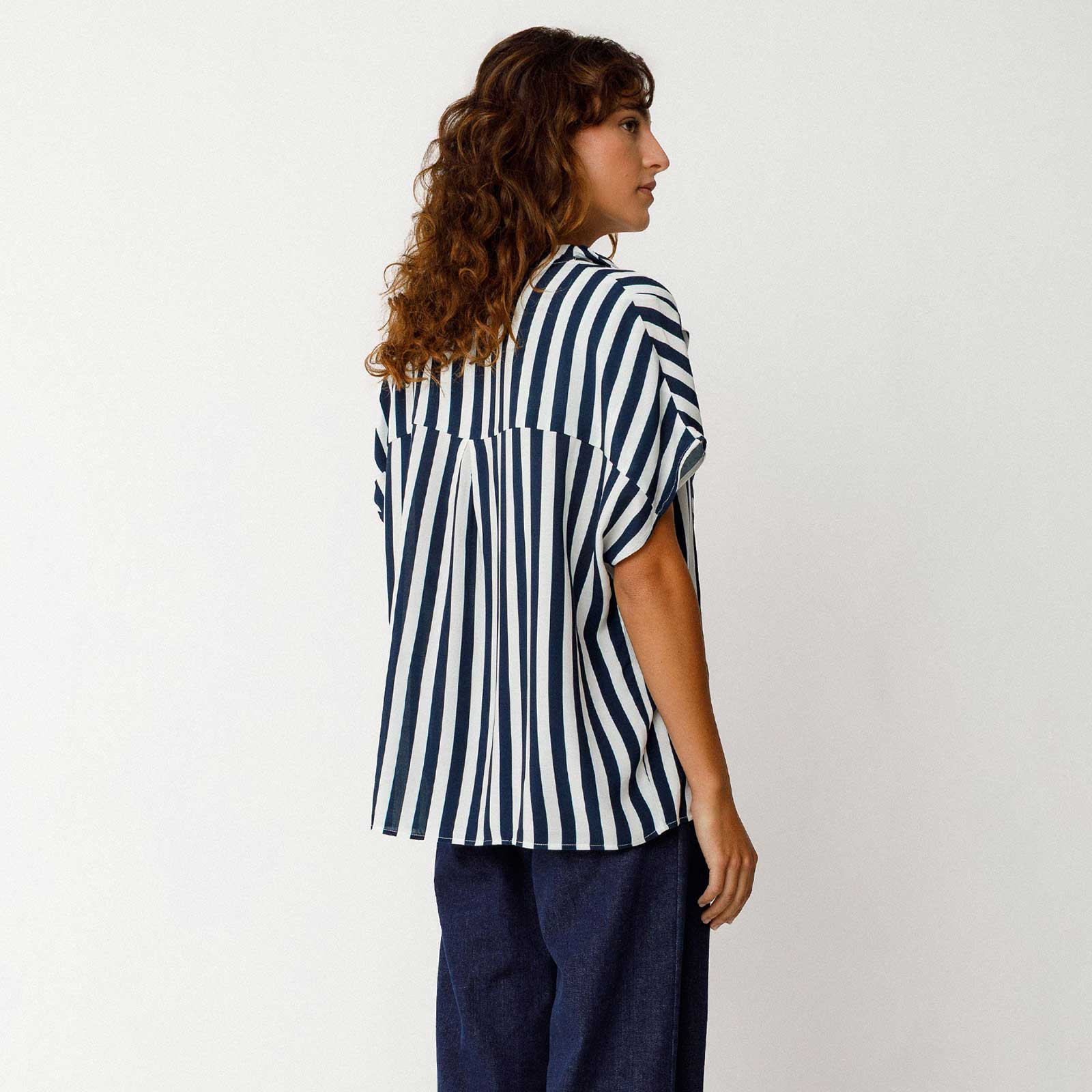 Kaua Shirt blue stripes SKFK