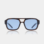 Kaya Sunglasses demi tortoise/blue lens