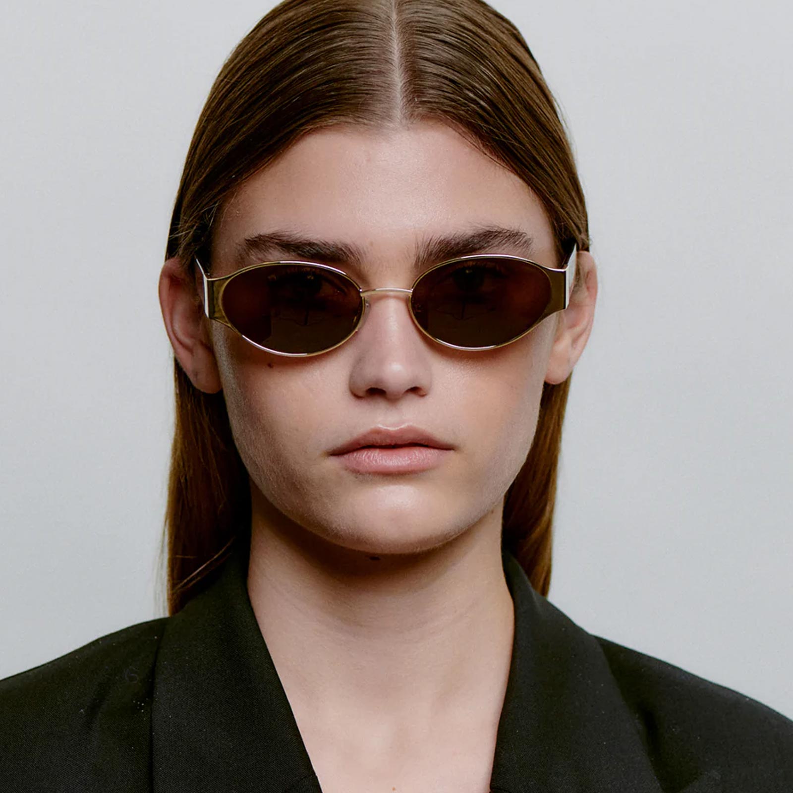Bella Sunglasses gold demi tortoise A. Kjaerbede