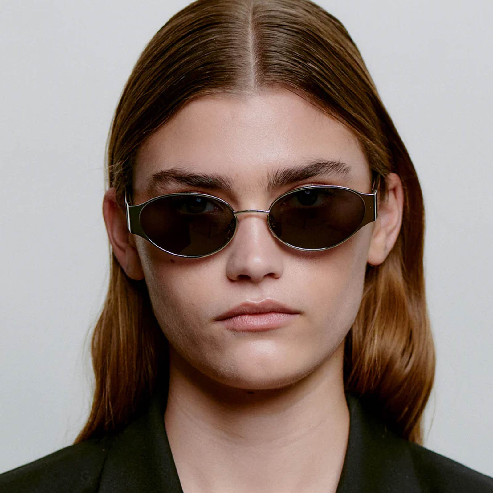 Bella Sunglasses silver black A. Kjaerbede