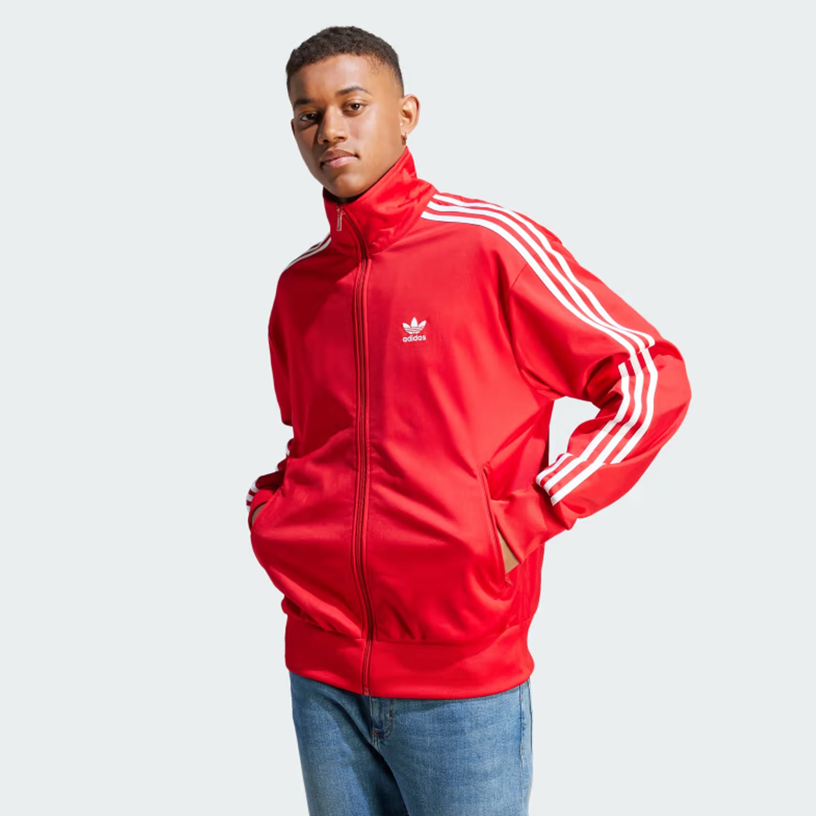 Adicolor Classics Firebird Track Jacket better scarlet white ZebraClub Berlin