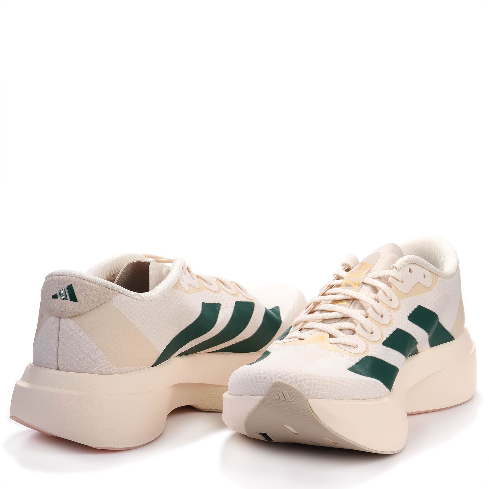 Adizero Evo SL Woven wonder white/collegiate green/clear pink