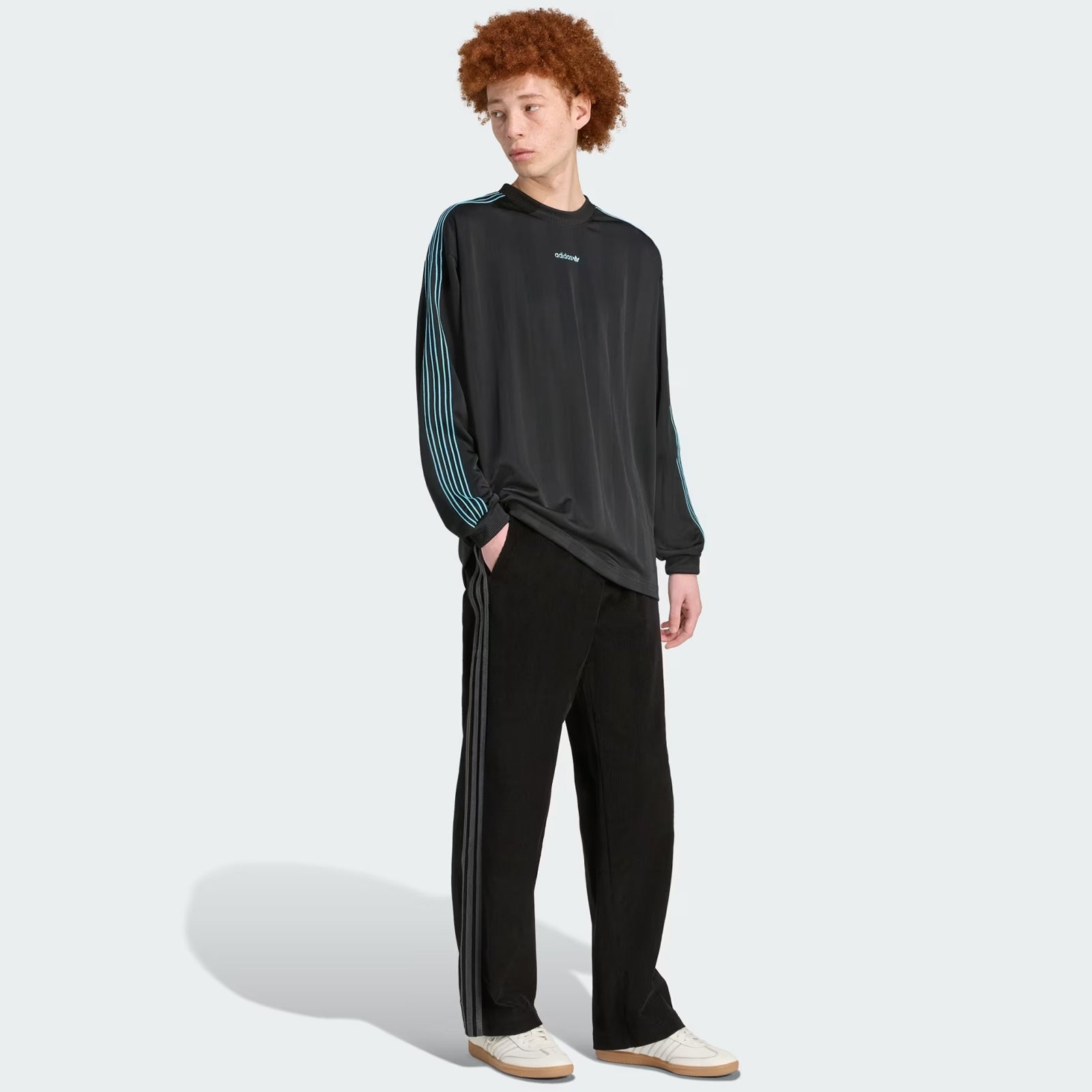 Cord Pant black/grey six Adidas