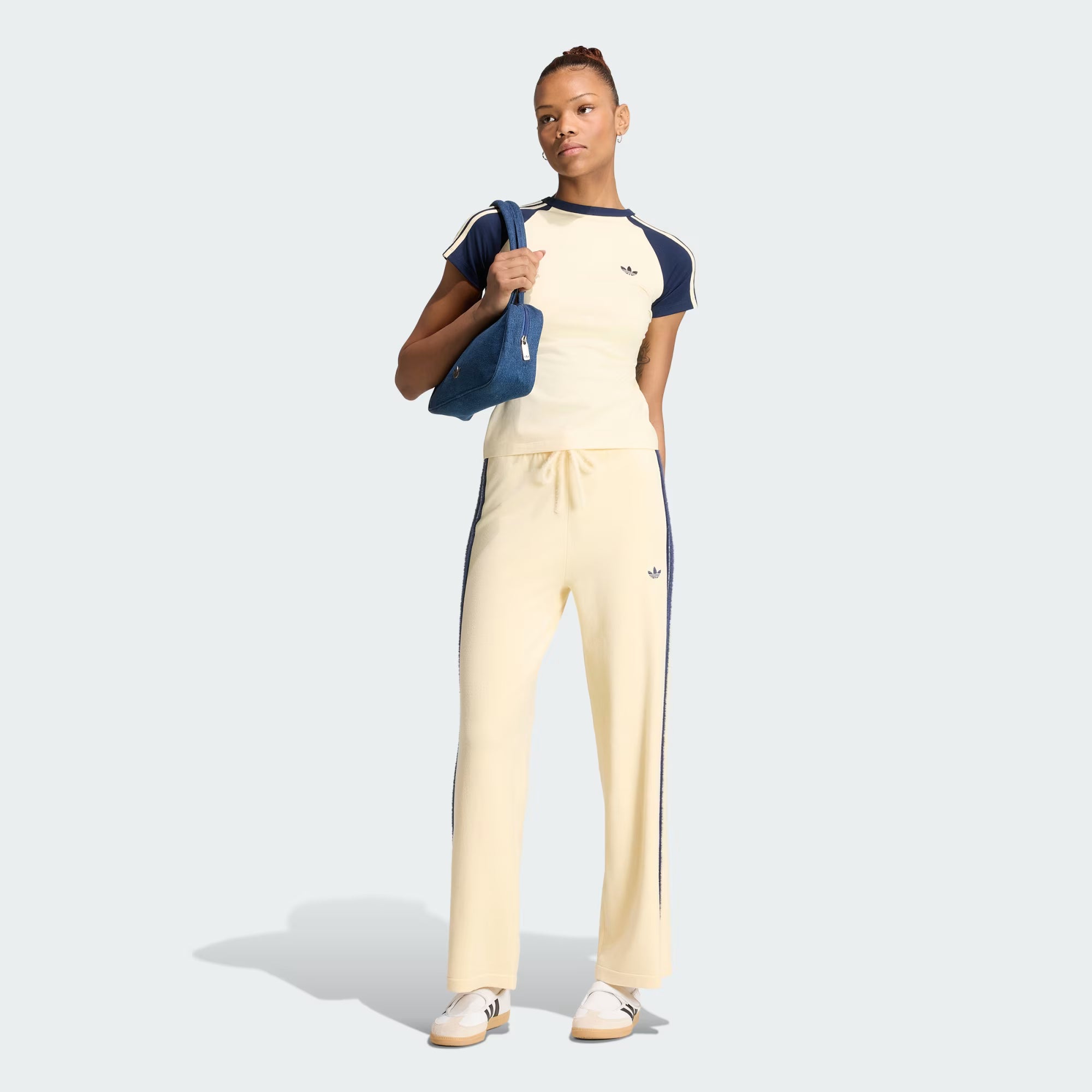 Knit Firebird Track Pant warm vanilla/night indigo