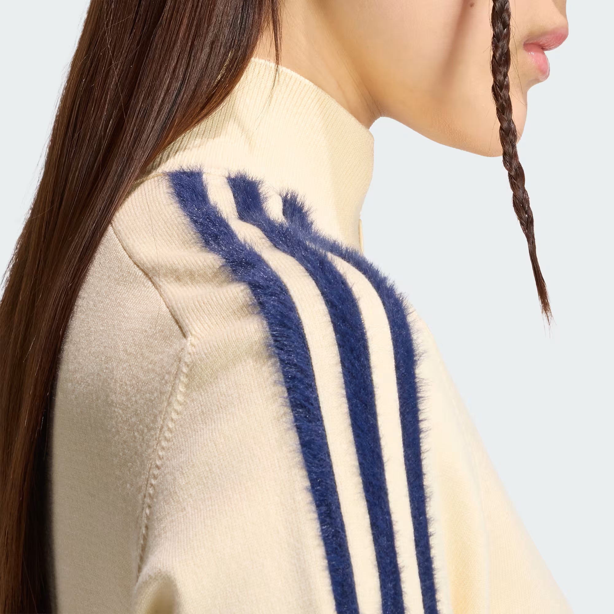 Knit Firebird Track Top warm vanilla/night indigo