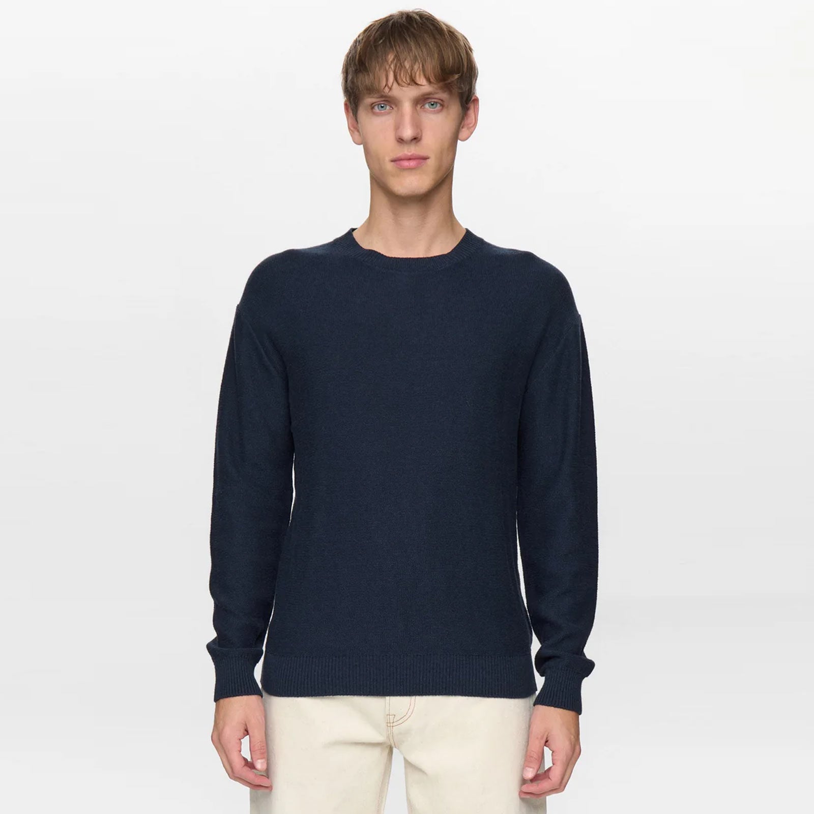 Akebbe Cotton/Silk Knit sky captain Anerkjendt