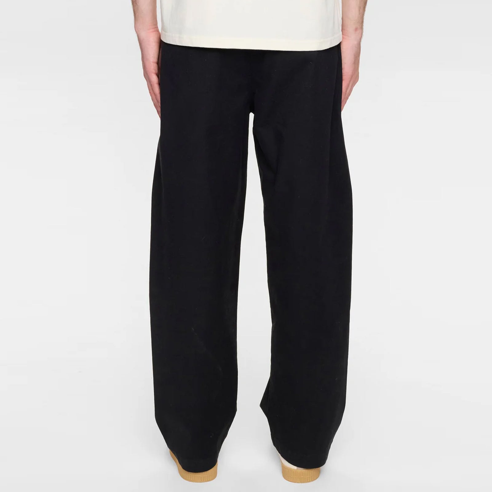 Akjakob Cotton Pleat Pants caviar Anerkjendt