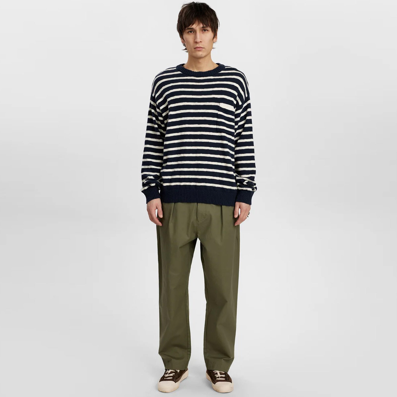 Akknut Stripe Pocket Knit
