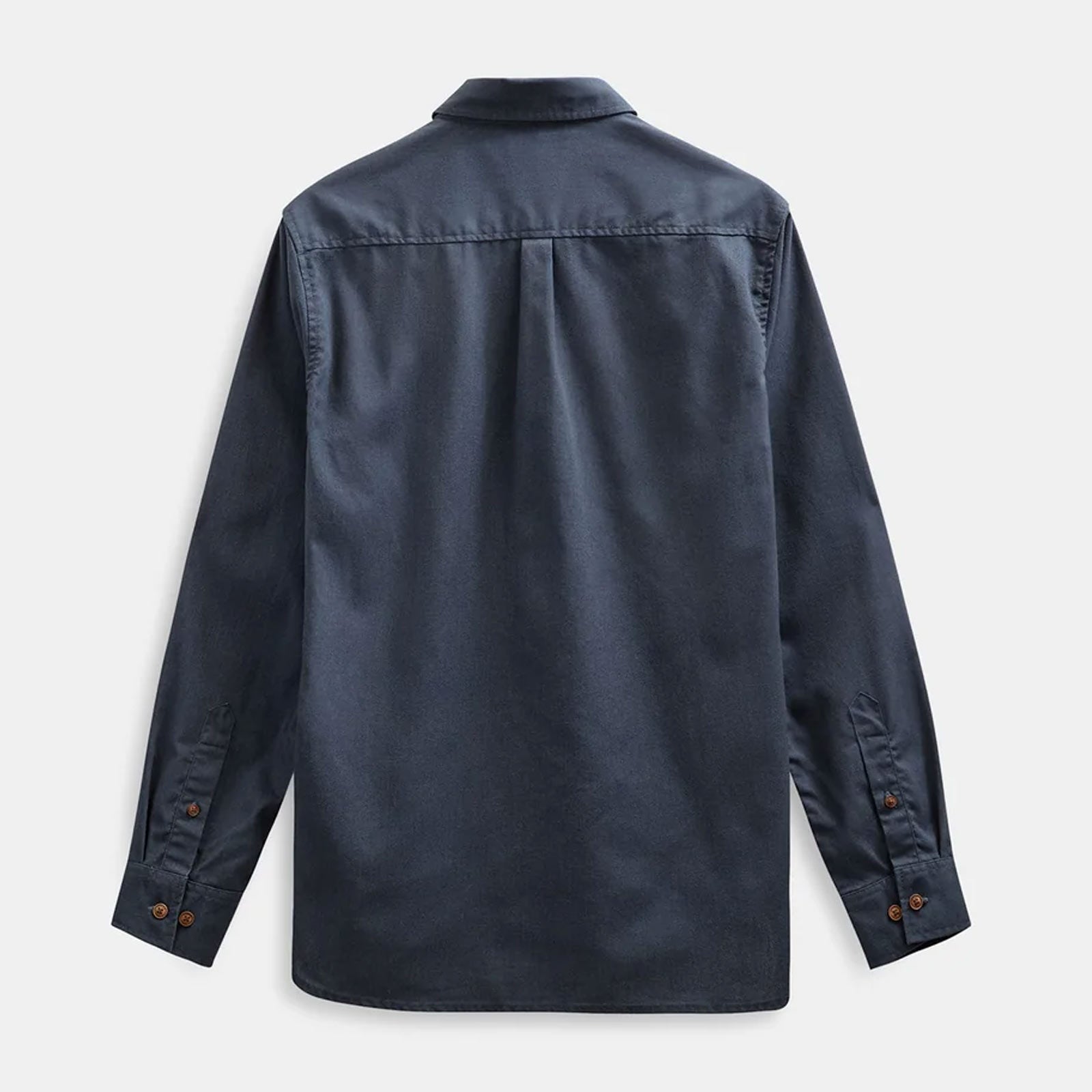 Akleif Cot/Linen/Vis L/S Shirt blue indigo Anerkjendt