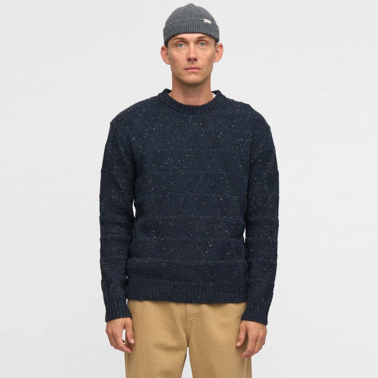 Aksinus Heavy Wool Knit sky captain