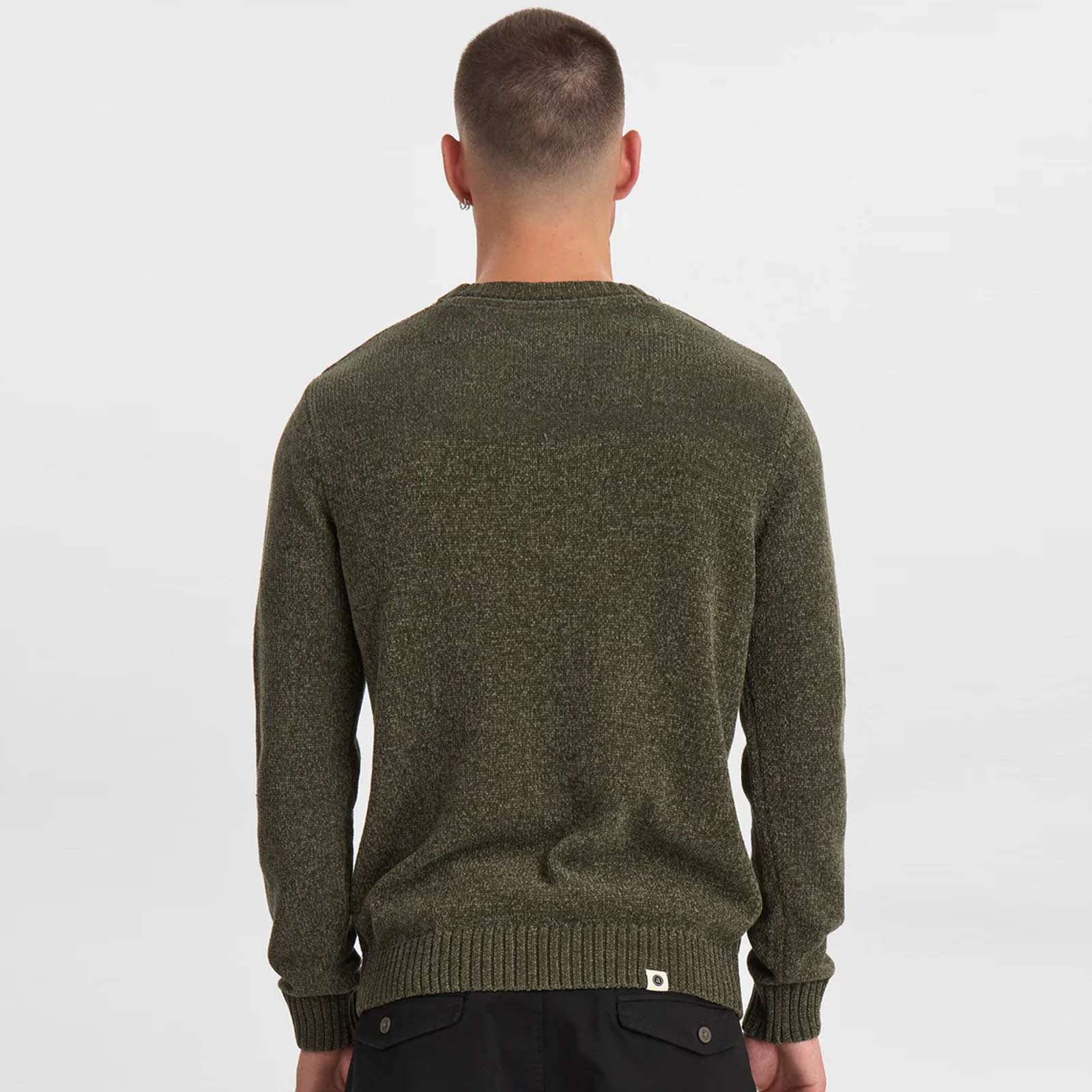 Aksune Chenille Knit Jumper forest night Anerkjendt