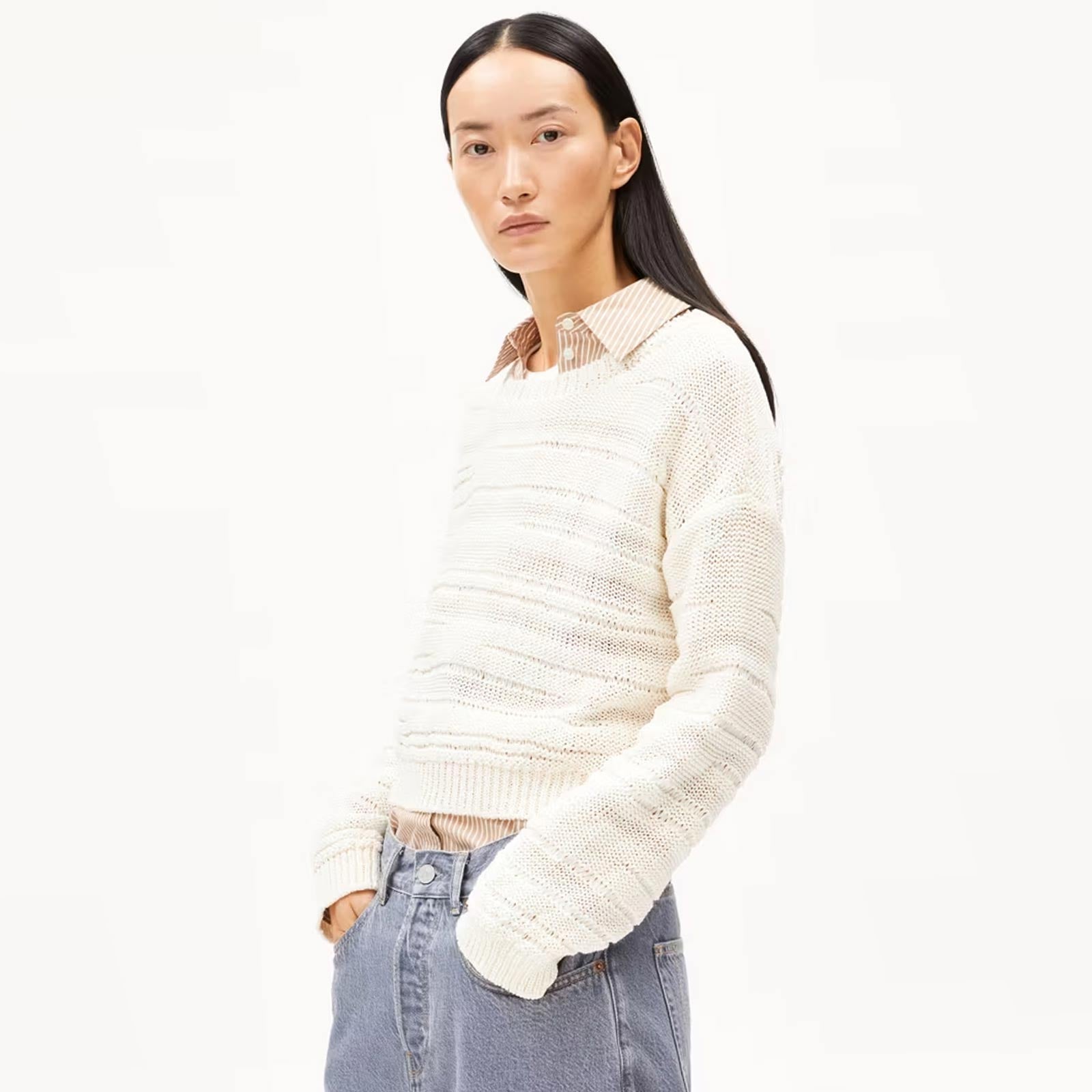 Aaliya Knit Jumper light oatmilk