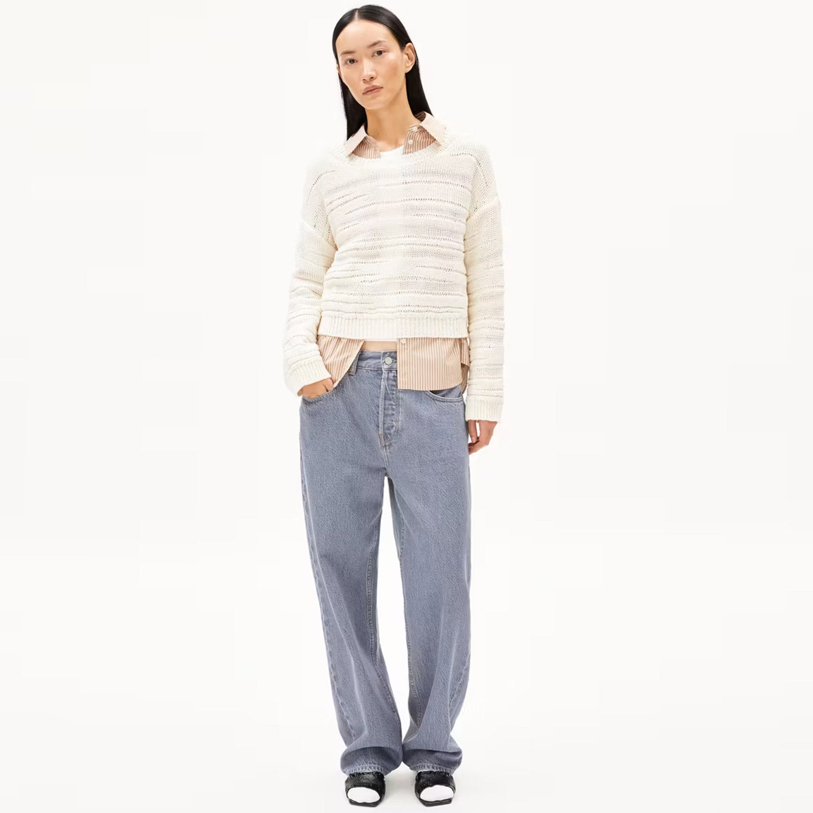 Aaliya Knit Jumper light oatmilk
