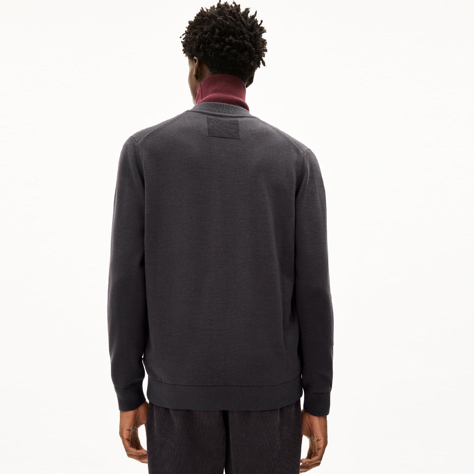 Agaamon Zip Cardigan dark steel Armedangels