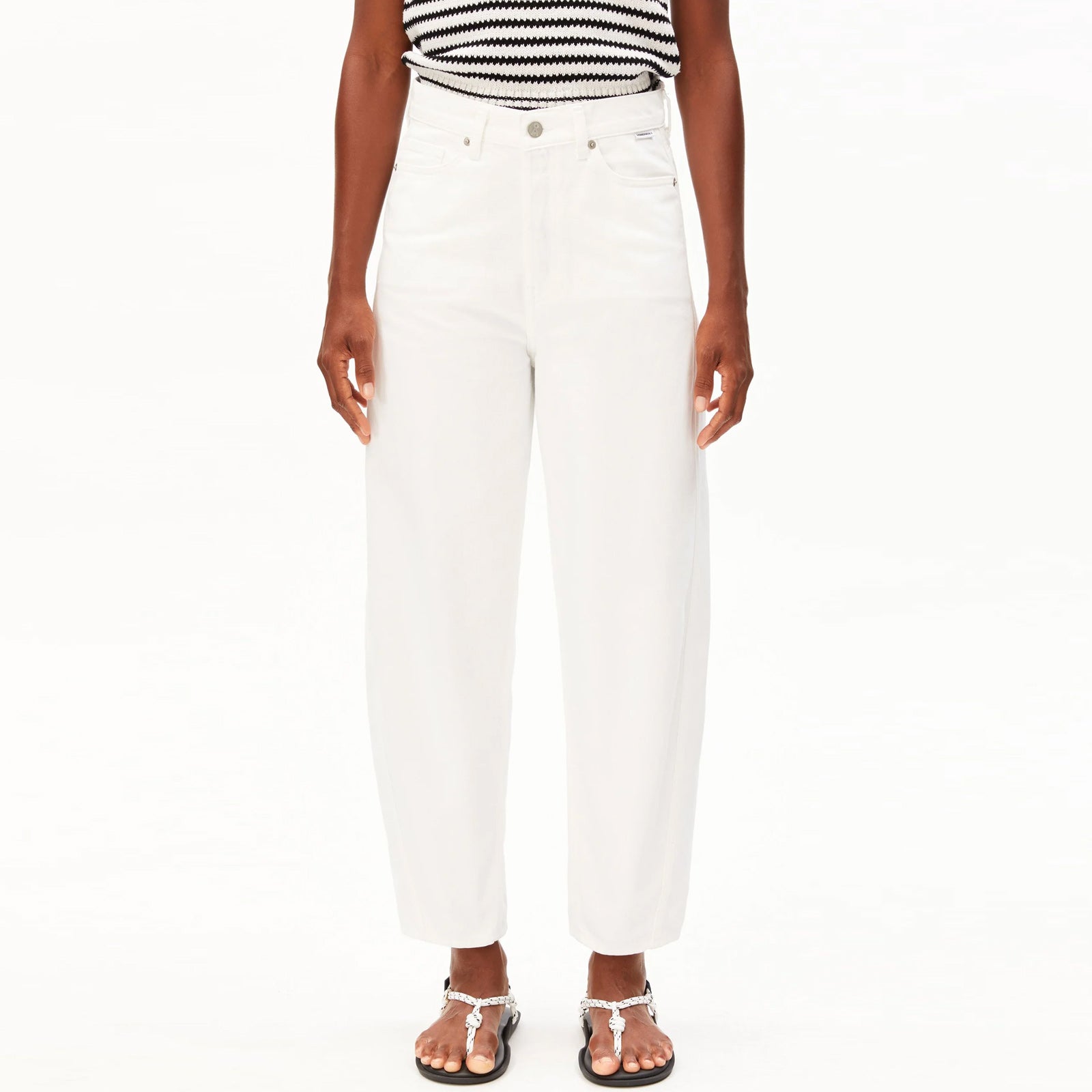 Baarly Barrel Jeans white Armedangels