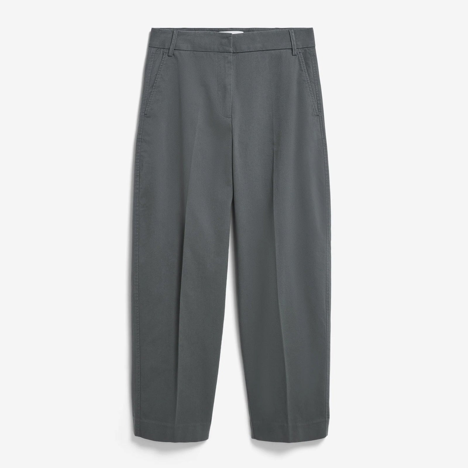 Barrel Leg Twill Pant space steel Armedangels