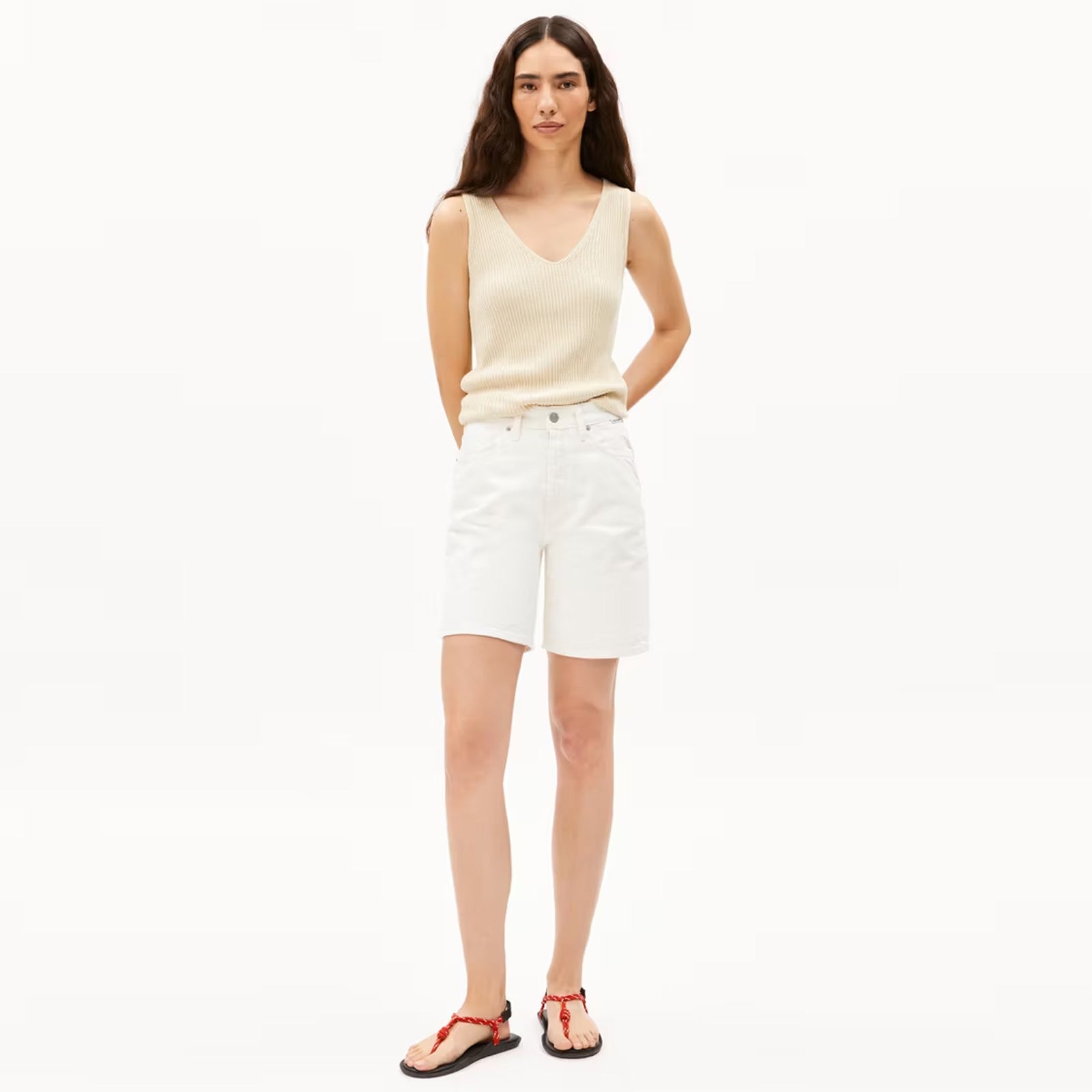 Caaro Lino Top raw white