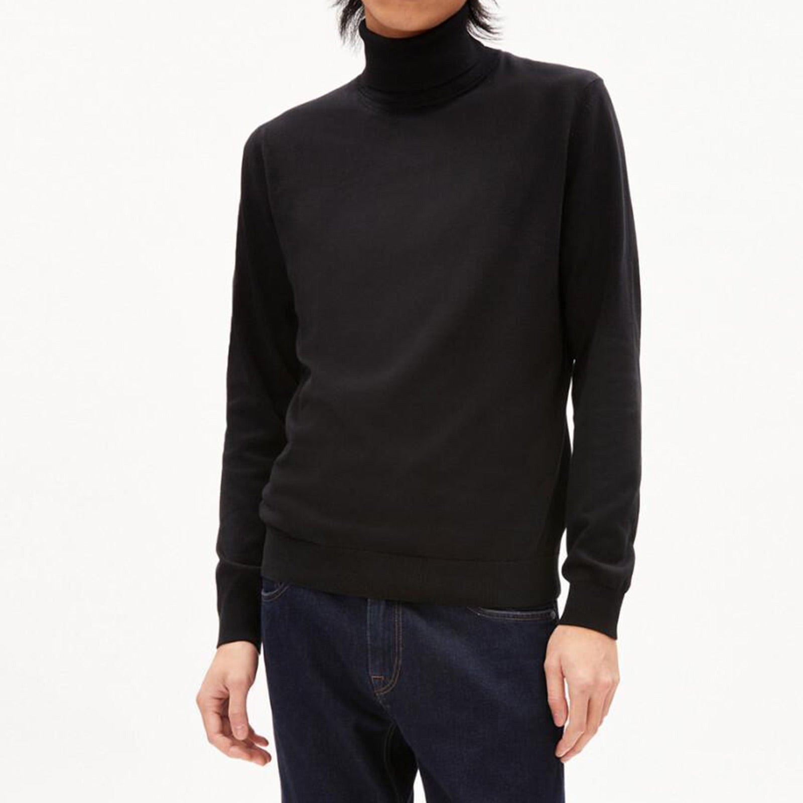Glaan Rollneck Jumper black Armedangels