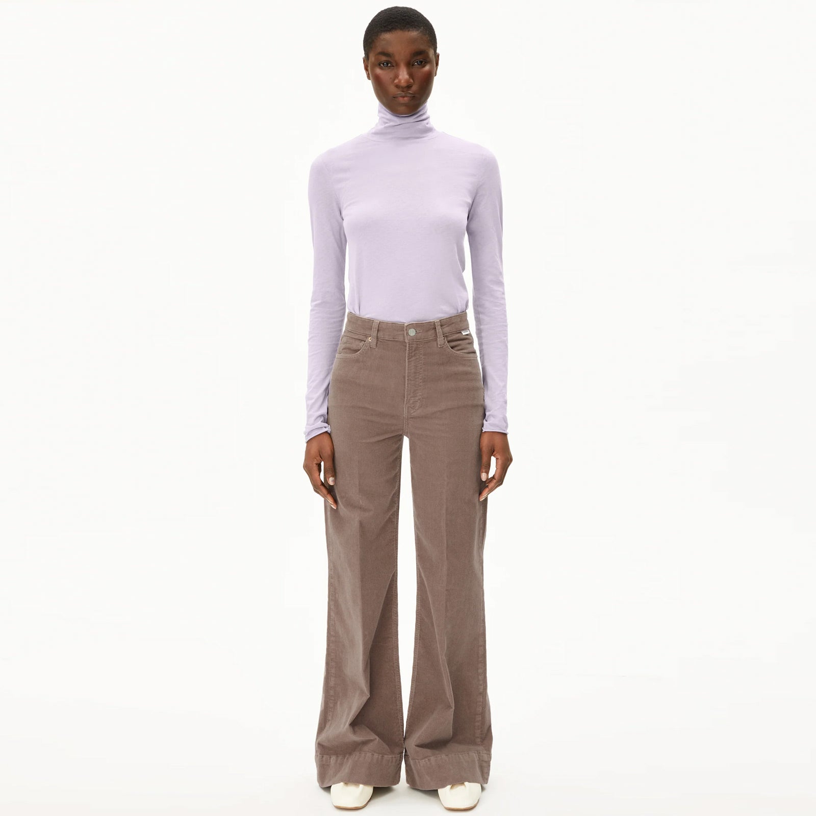 Graziliaa Soft TN Longsleeve frozen lavender Armedangels