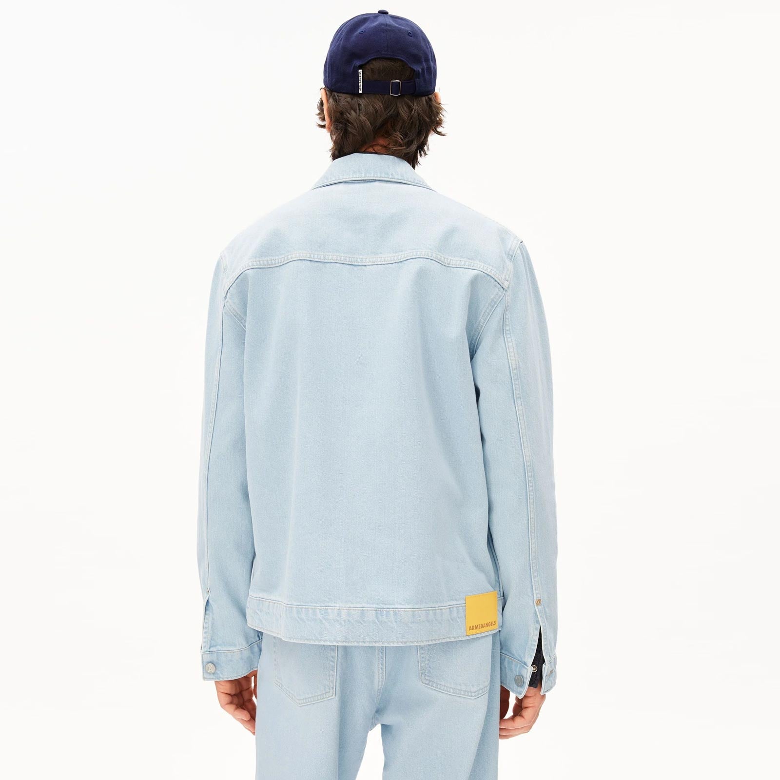 Harrington Denim Jacket ice blue Armedangels