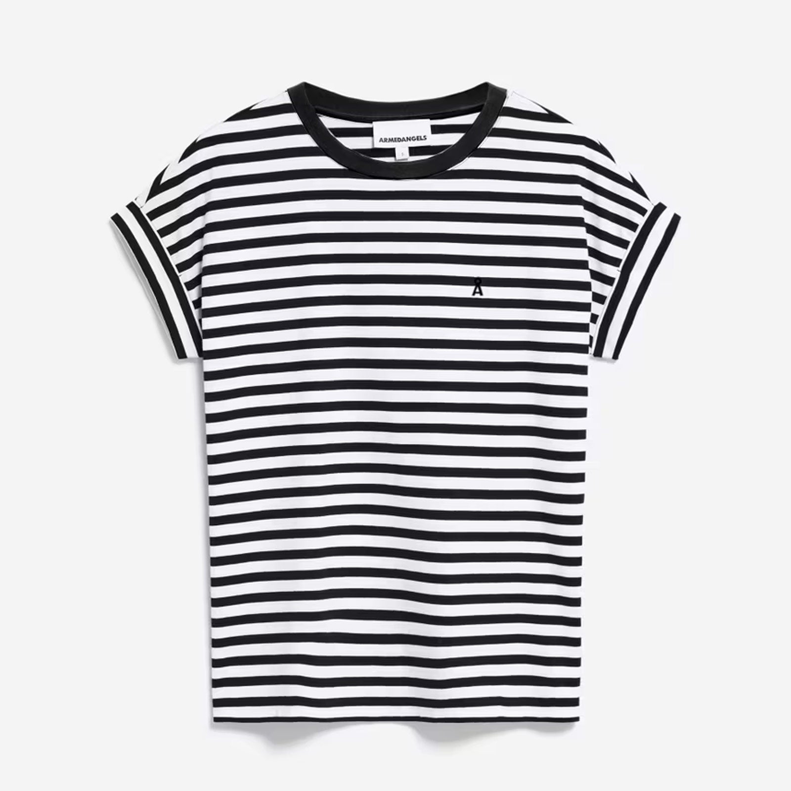 Idaara Stripes Tee white black