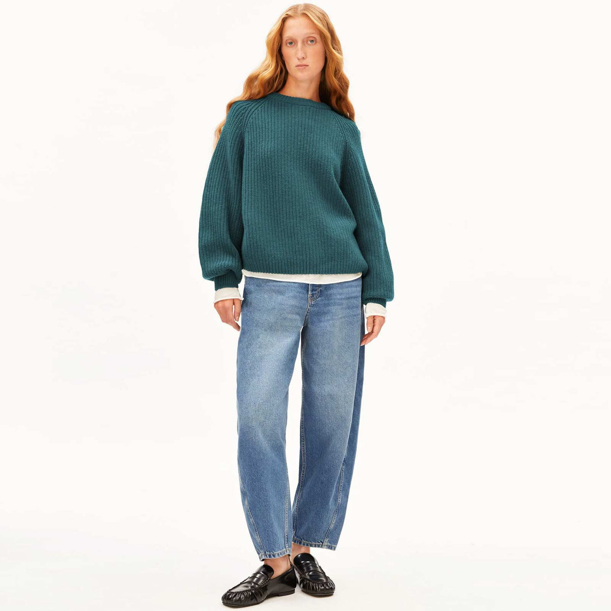 Kaagi Jumper petrol velvet