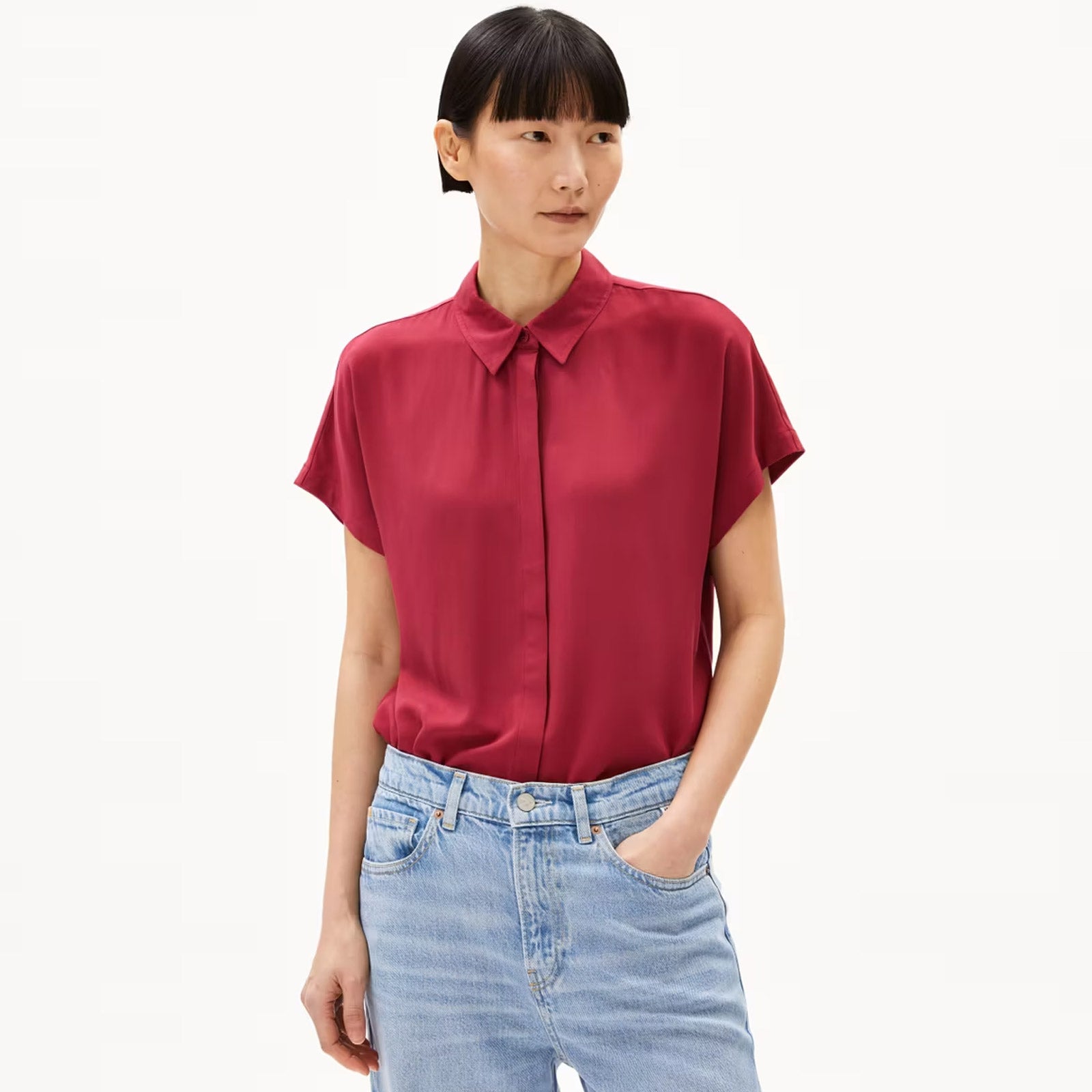Larisaana Blouse red ash