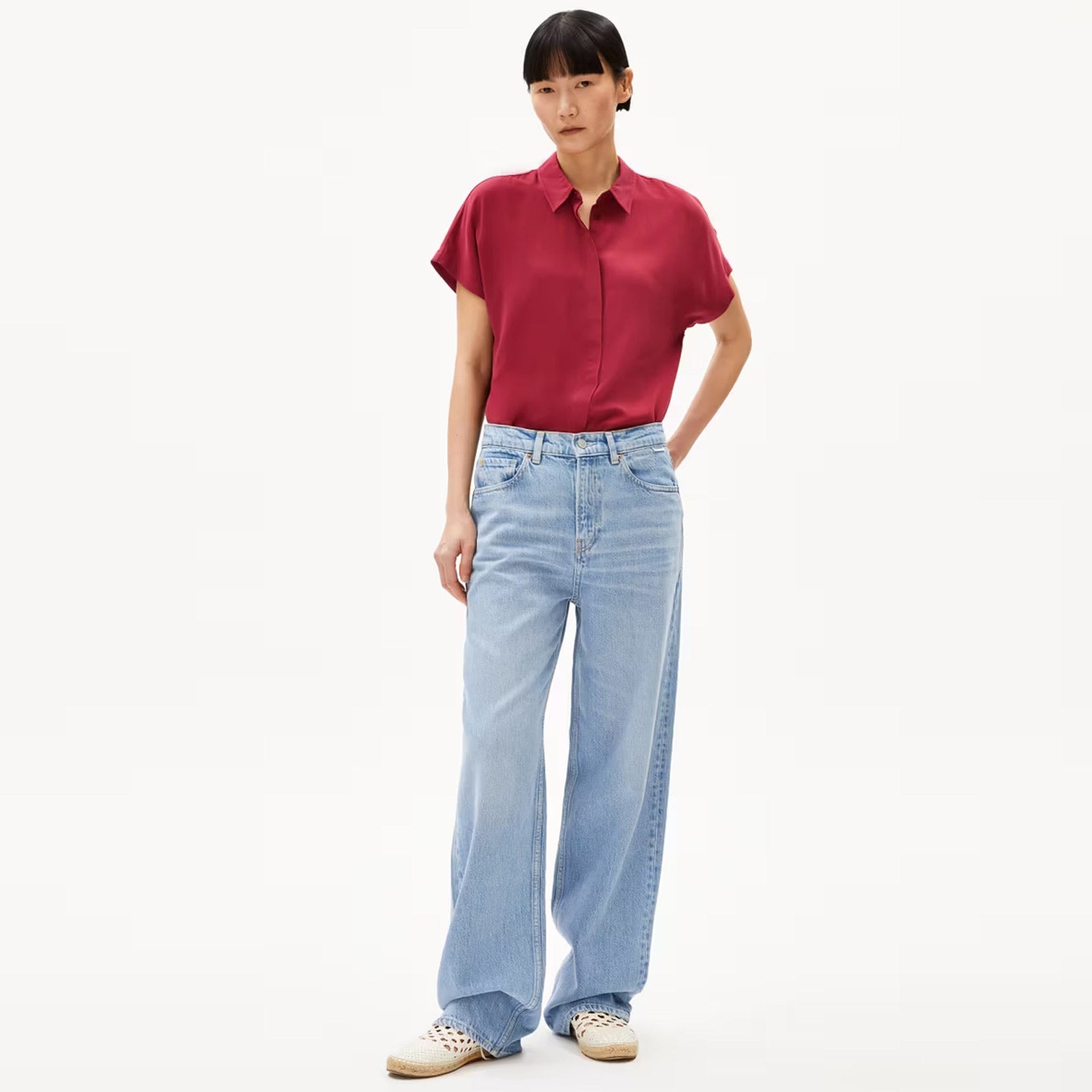 Larisaana Blouse red ash