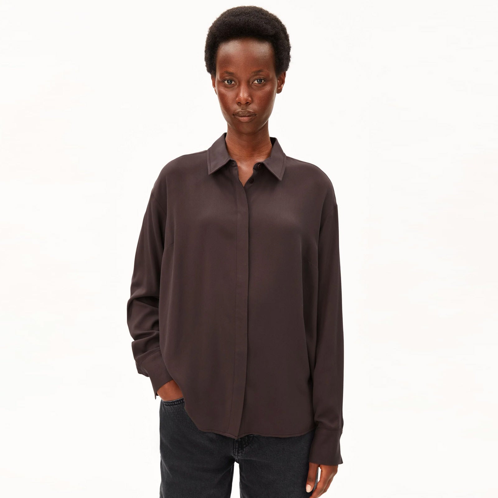 Larisaana Longsleeve Blouse claystone