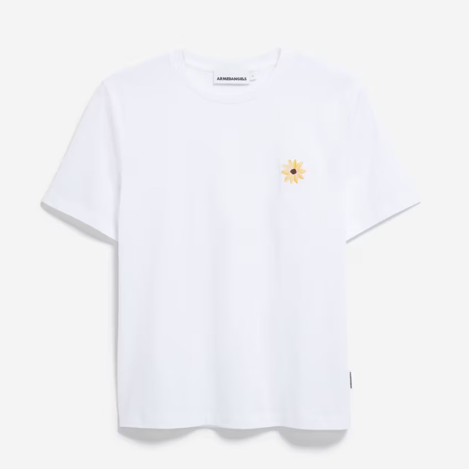 Lualaa Flower Tee white/early yellow Armedangels
