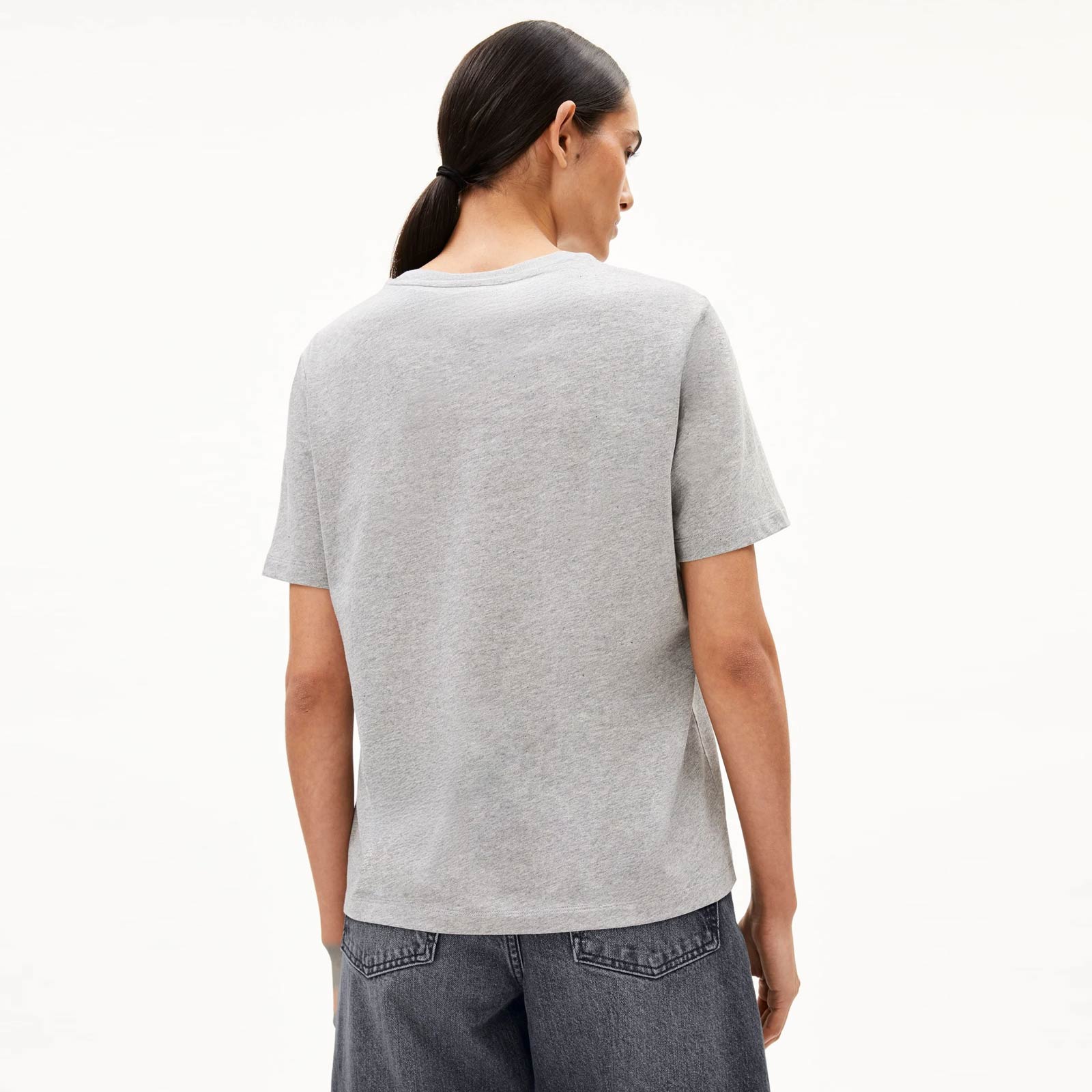 Lualaa T-Shirt silver melange Armedangels