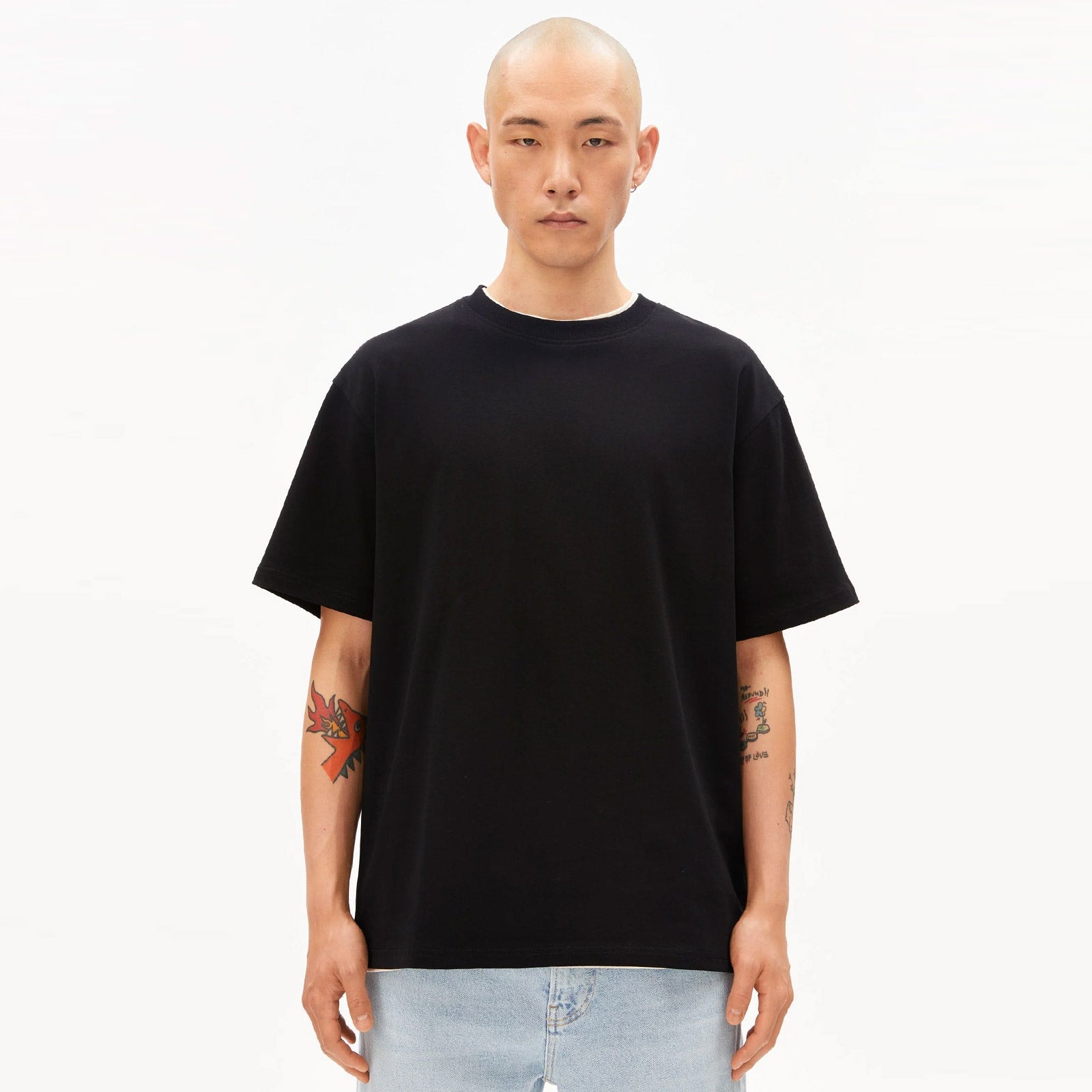 Maarkos Heavy Weight T-Shirt black Armedangels