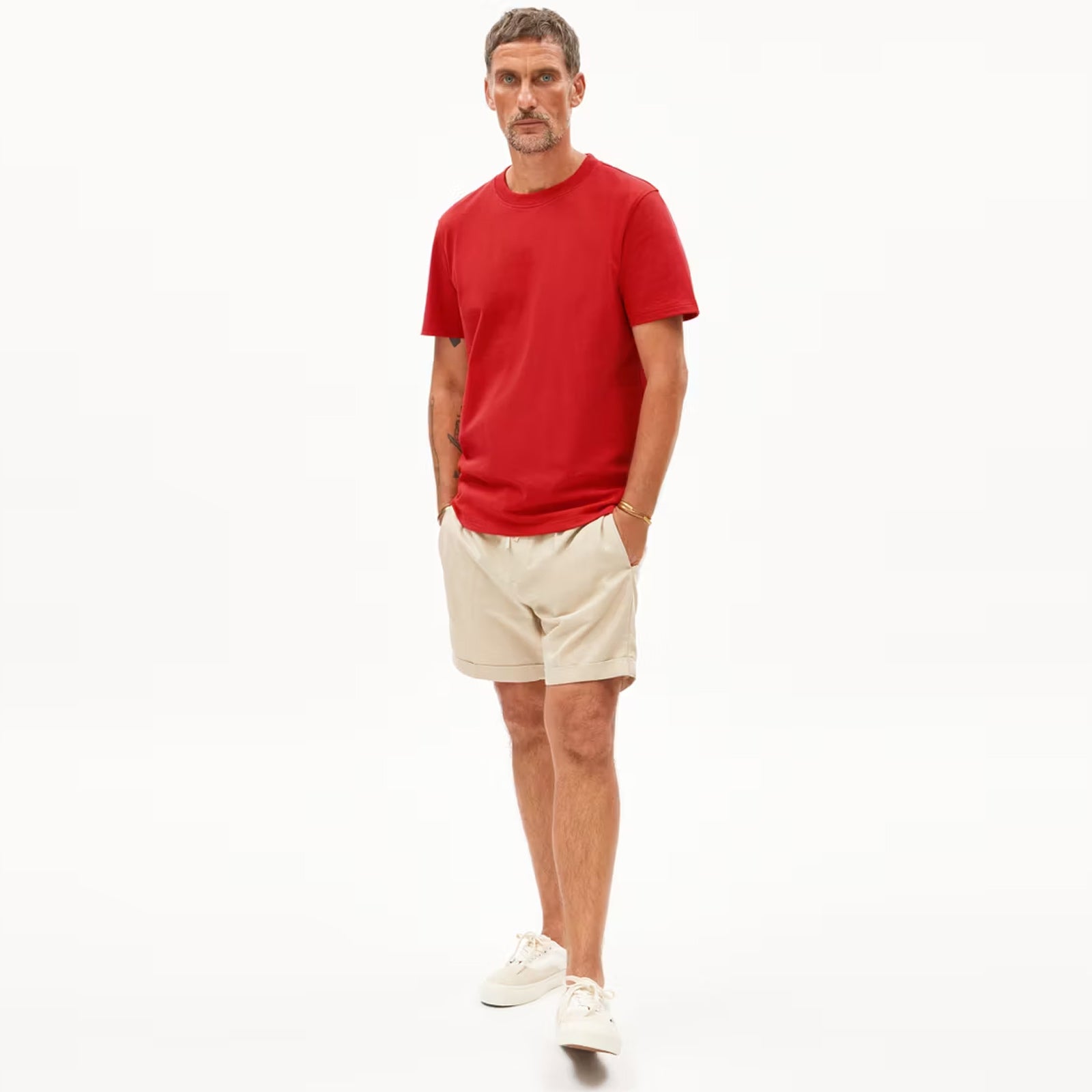 Maarkos Solid Tee coral blush