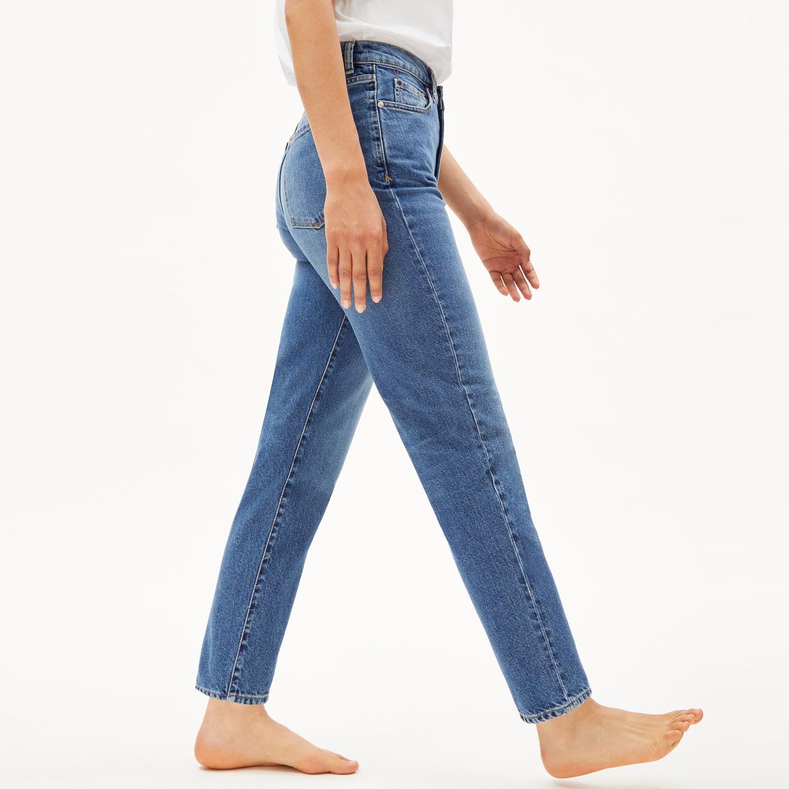 Mairaa Mom Fit Jeans azul