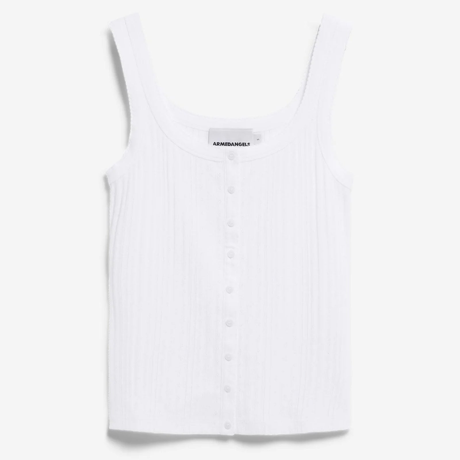Pointelle Top white Armedangels