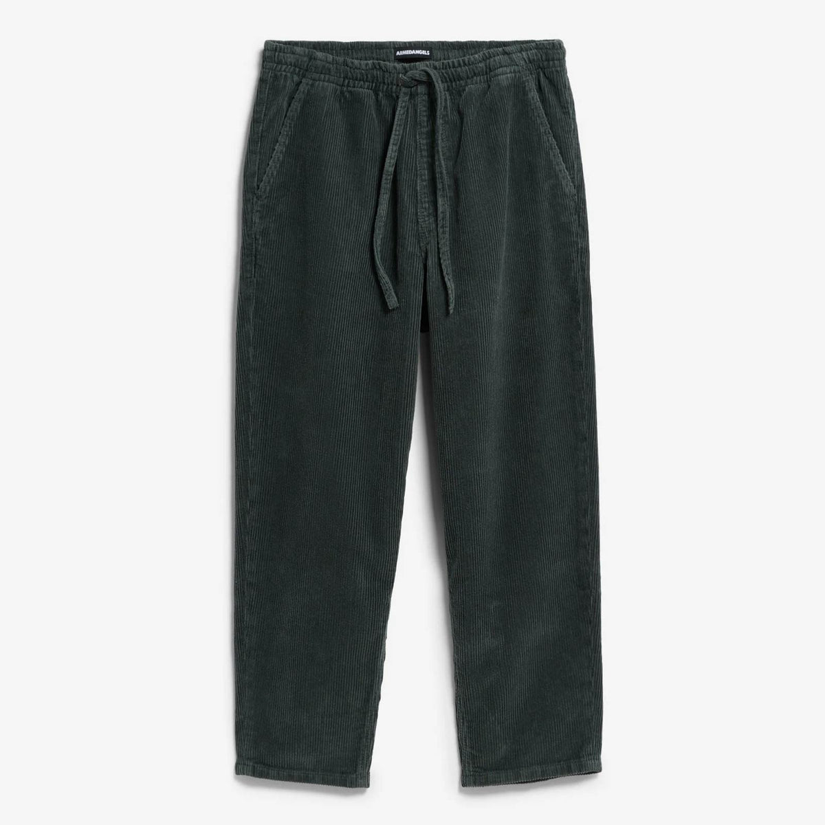 Pull On Corduroy Tapered Pants space steel
