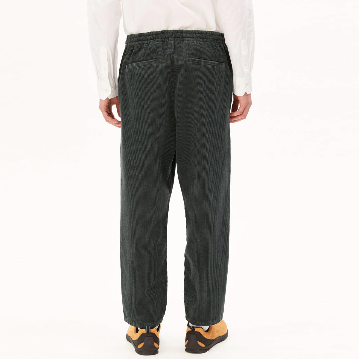 Pull On Corduroy Tapered Pants space steel