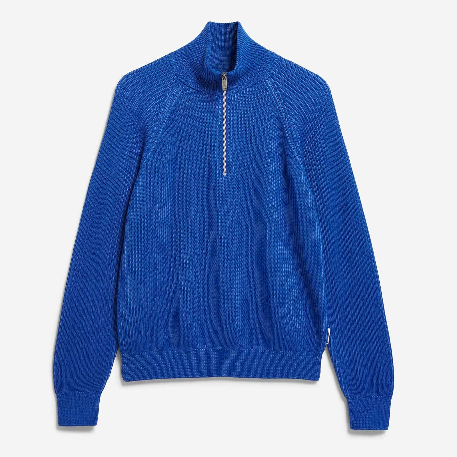 Troyer Vanisé Knit Sweater dynamo blue/light dynamo blue
