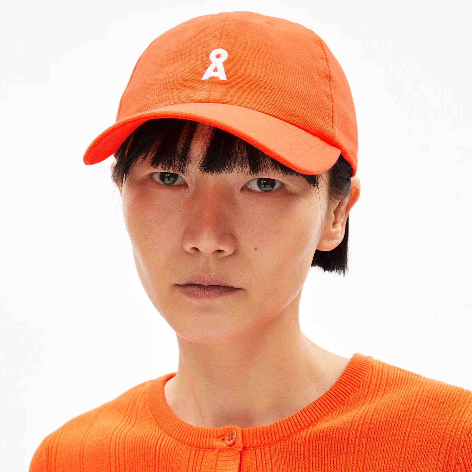 Yenaas Bold Cap sunset orange Armedangels